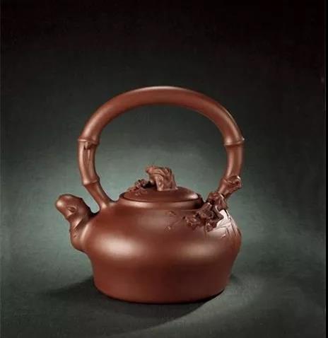 10種最美花器提梁壺，精美別致雕花紫砂壺!