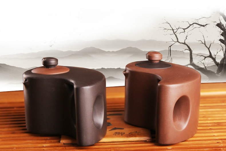 太極陰陽紫砂壺，創(chuàng)意格紫砂壺