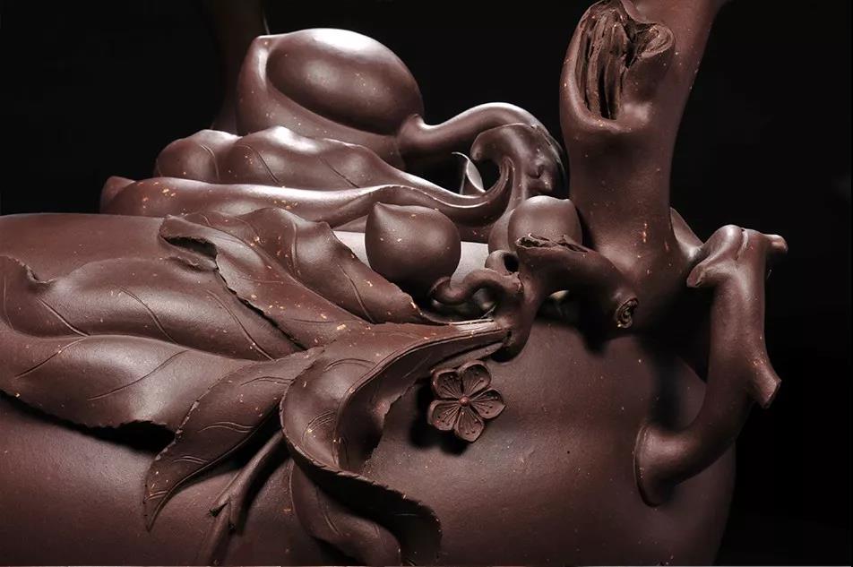 10種最美花器提梁壺，精美別致雕花紫砂壺!