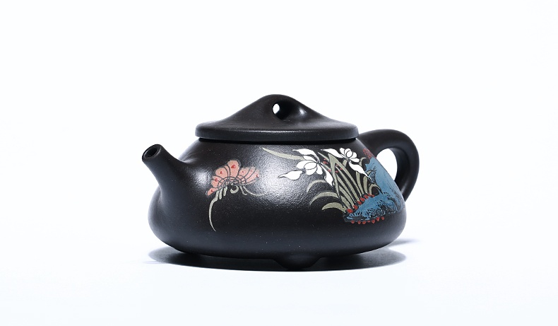 石瓢手工紫砂壺，精致典雅紫砂壺