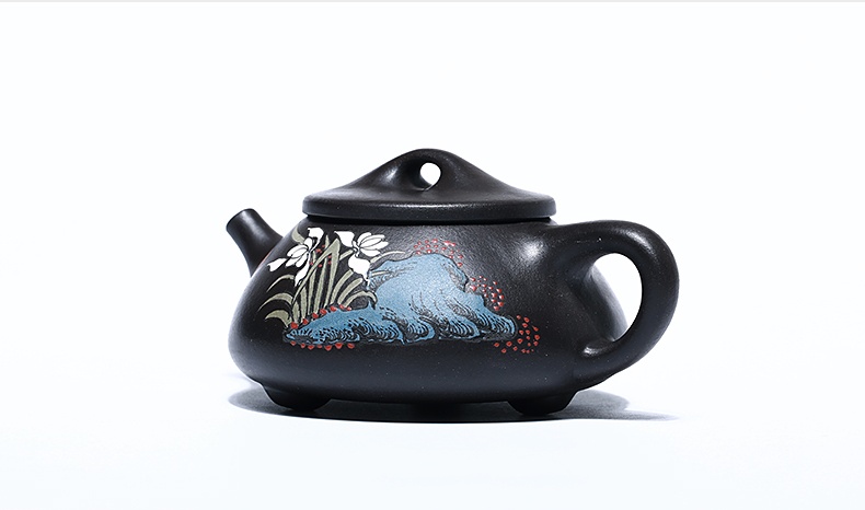 石瓢手工紫砂壺，精致典雅紫砂壺