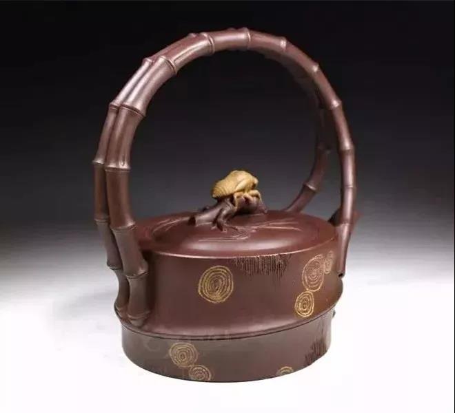 10種最美花器提梁壺，精美別致雕花紫砂壺!