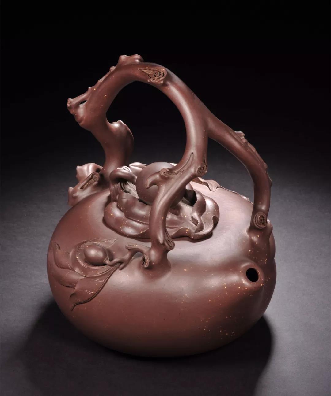 10種最美花器提梁壺，精美別致雕花紫砂壺!