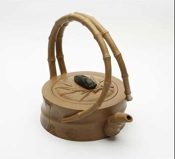 10種最美花器提梁壺，精美別致雕花紫砂壺!